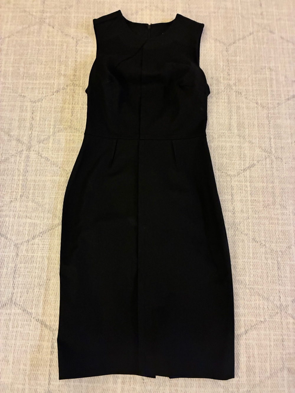 Banana Republic Black Strapless Sheath Midi Dress size 4